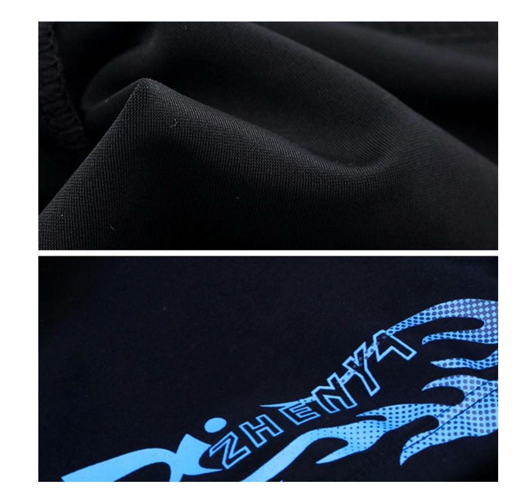 2 Pcs/Set Swimming Trunks With Cap Quick Dry Breathable