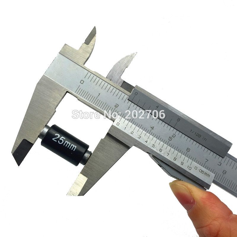 High Quality Stainless Steel Vernier Caliper With Self Lock  6" 0-150mm Mono Block Slider Caliper Micrometer Gauge Measure Tools Mono-block
