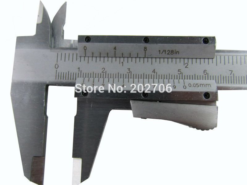 High Quality Stainless Steel Vernier Caliper With Self Lock  6" 0-150mm Mono Block Slider Caliper Micrometer Gauge Measure Tools Mono-block