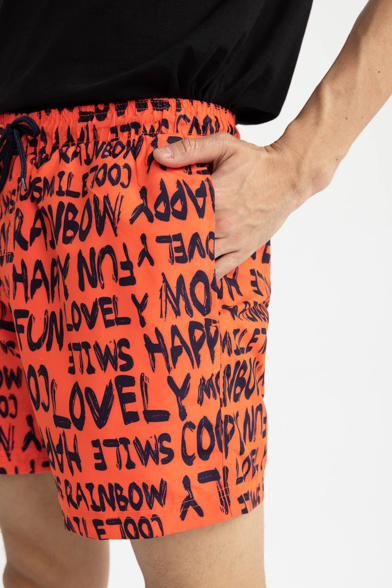 Man Special Collection Swimming Short - Orange