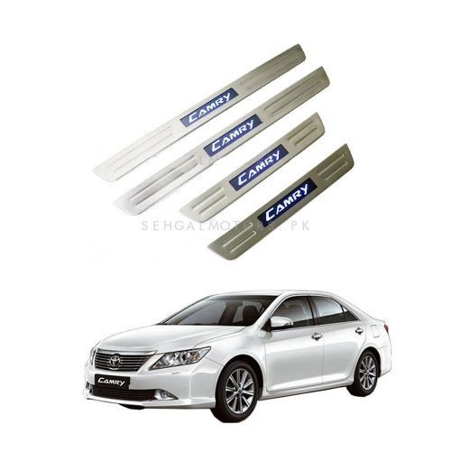 Toyota Camry 2014 Door LED Metal Sill Plate