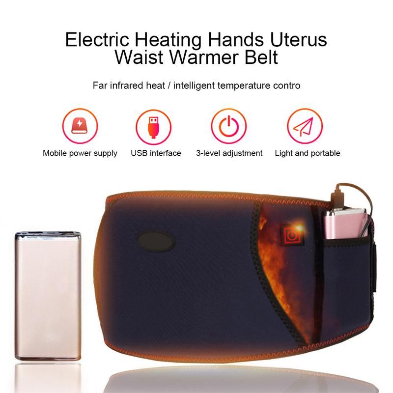 Electric Heating Waist Pad Women Period Low Back Pain