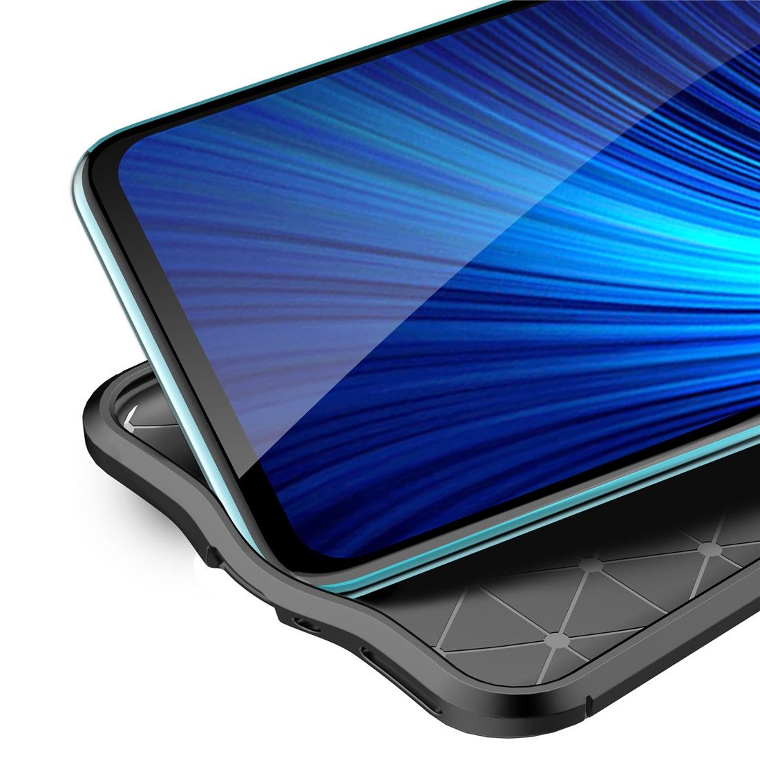 For Huawei Honor X10 Litchi Texture TPU Shockproof Case