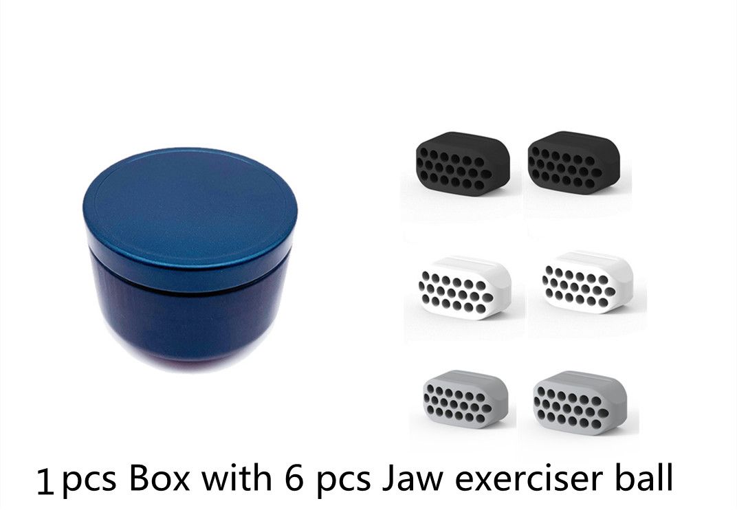 Jaw Exerciser Face Neck Toning Gym Fitness Ball Chin Cheek Lifting Relieve Stress Month Muscle Training Jawline Trainer