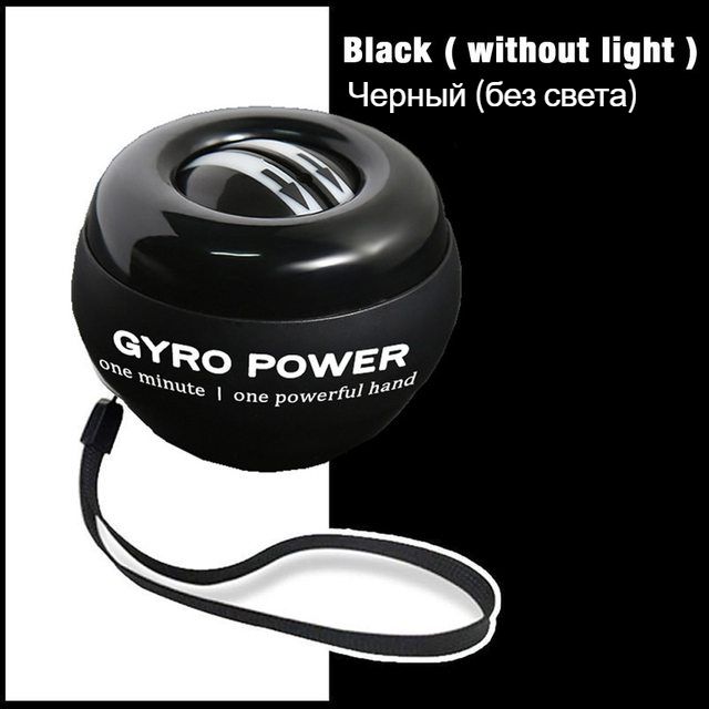 Brand  Self-starting Gyroscope Powerball Gyro Power Hand Ball Muscle Relax Arm Wrist-Black No Light
