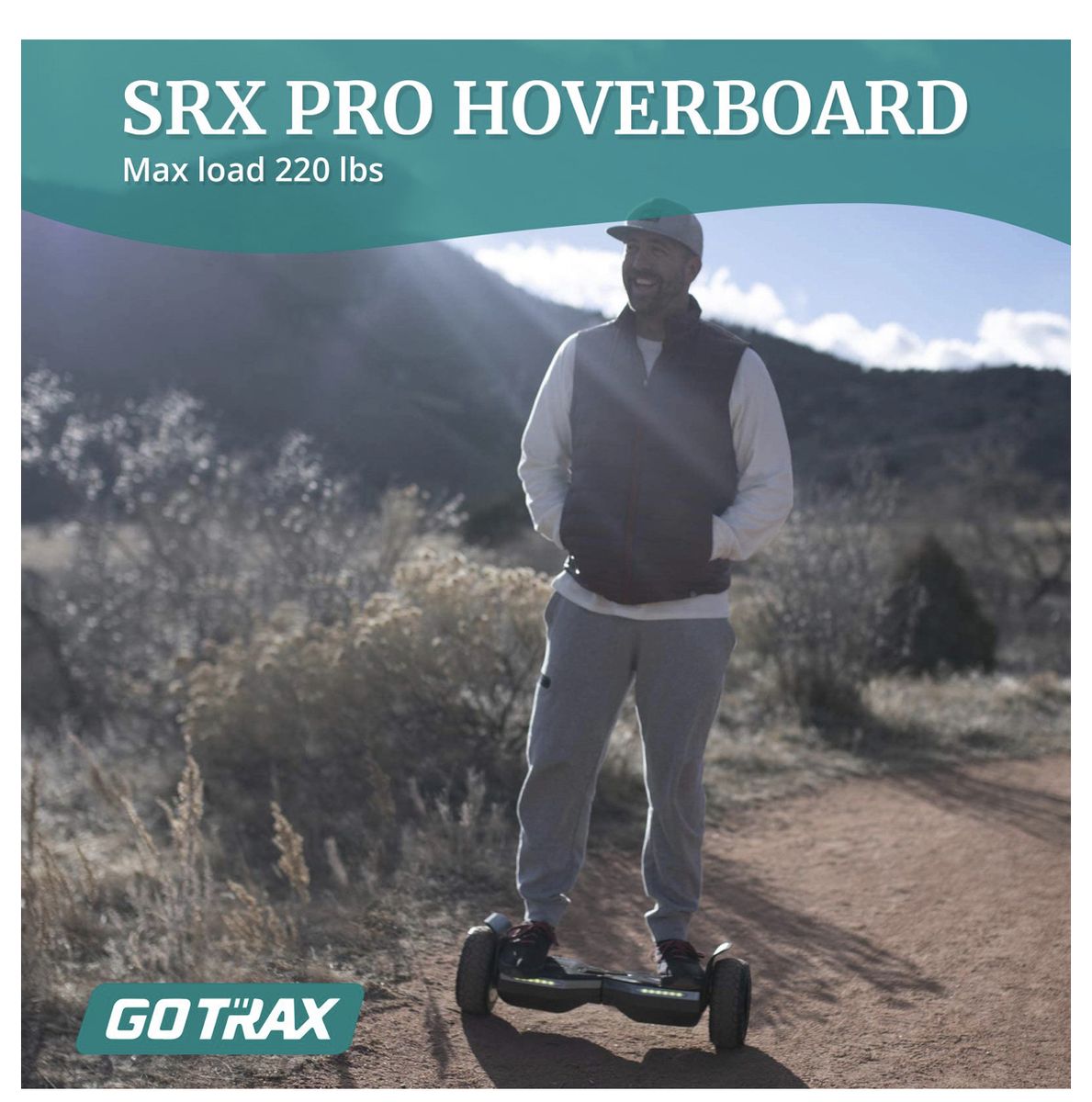 SRX PRO 8.5 In. Bluetooth Hover Board - UL 2272 Certified Off Road Hover Board