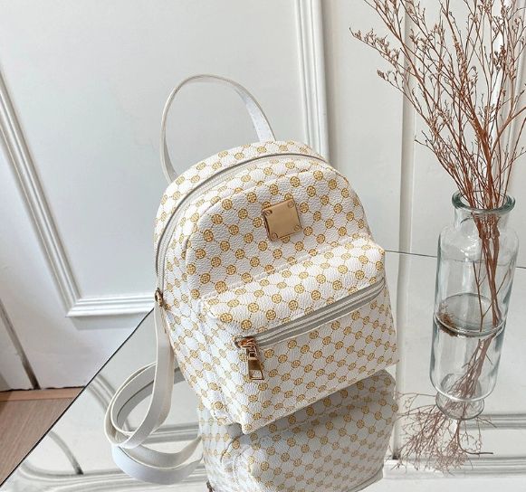 Women's PU Leather Shoulder Mini Small Backpack