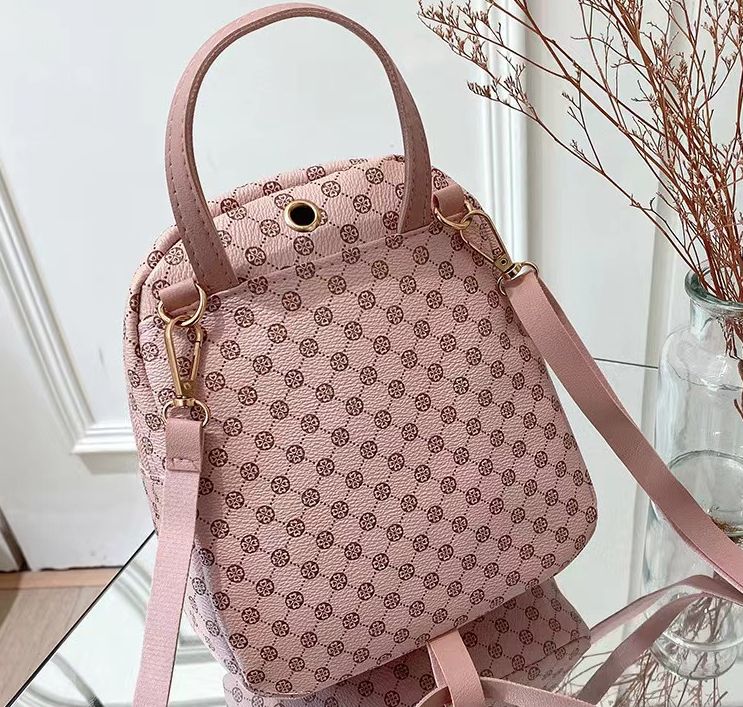 Women's PU Leather Shoulder Mini Small Backpack