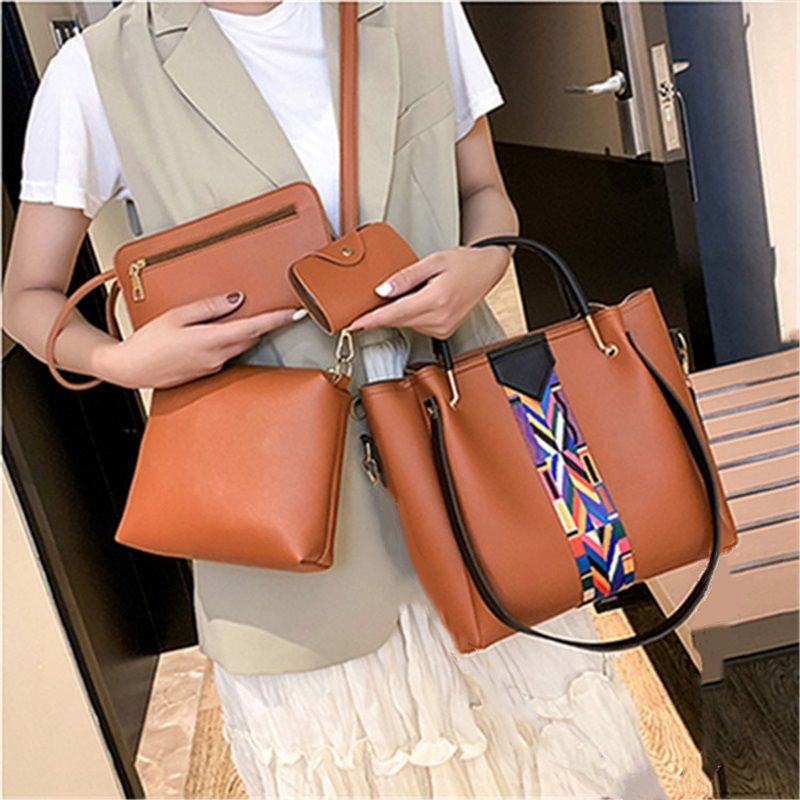 4 In 1 Women Bag Handbag Crossbody Bag