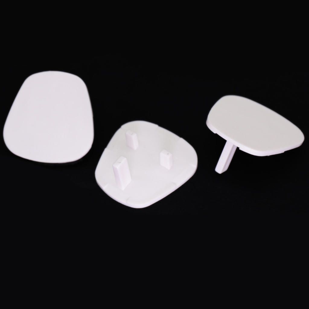 10Pcs Socket Covers Safety Outlet Cover Caps Protector Warm White