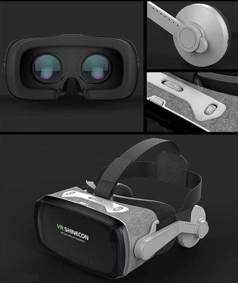 3D Virtual Reality Video Movie Game Glasses VR SHINECON For 4.7-6" Smartphone