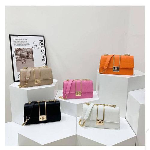 Fashionable Ladies Luxury Mini Hand Bag-- WHITE
