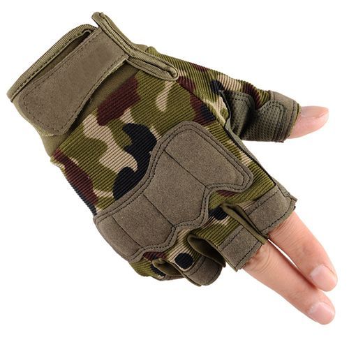 Men's Sports Fitness Weight Lifting Gym Gloves Training Fitness Bodybuilding Workout Wrist Wrap Exercise Glove(#As Show)