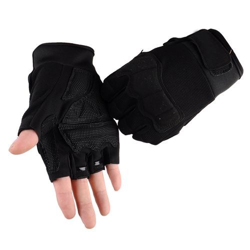Men's Sports Fitness Weight Lifting Gym Gloves Training Fitness Bodybuilding Workout Wrist Wrap Exercise Glove(#As Show)