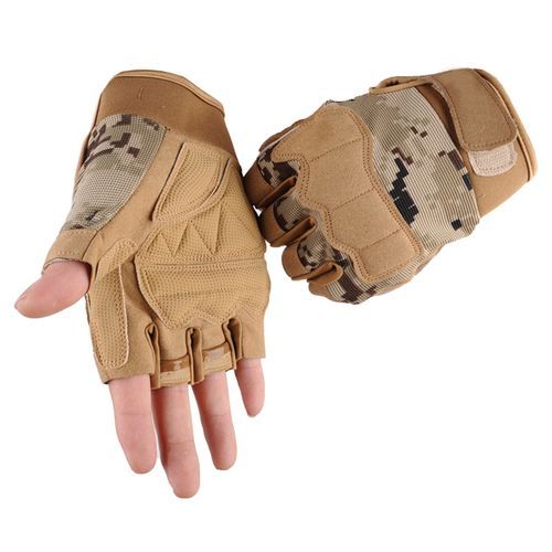 Men's Sports Fitness Weight Lifting Gym Gloves Training Fitness Bodybuilding Workout Wrist Wrap Exercise Glove(#As Show)