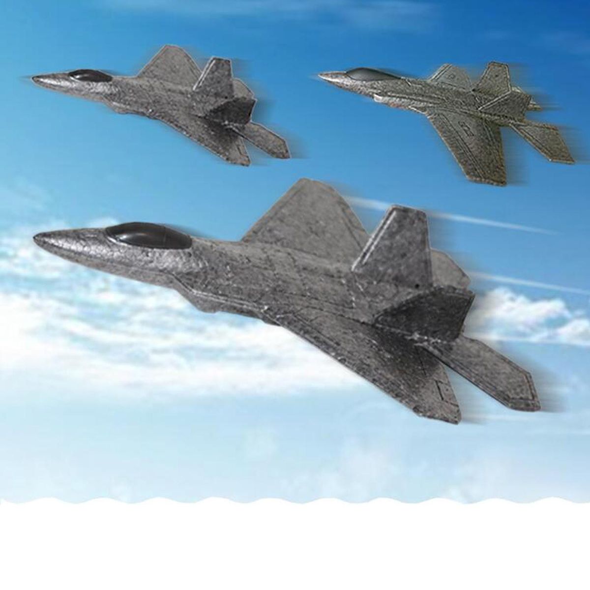 Foam Airplane Hand Throwing Kids Flying Game Toy For