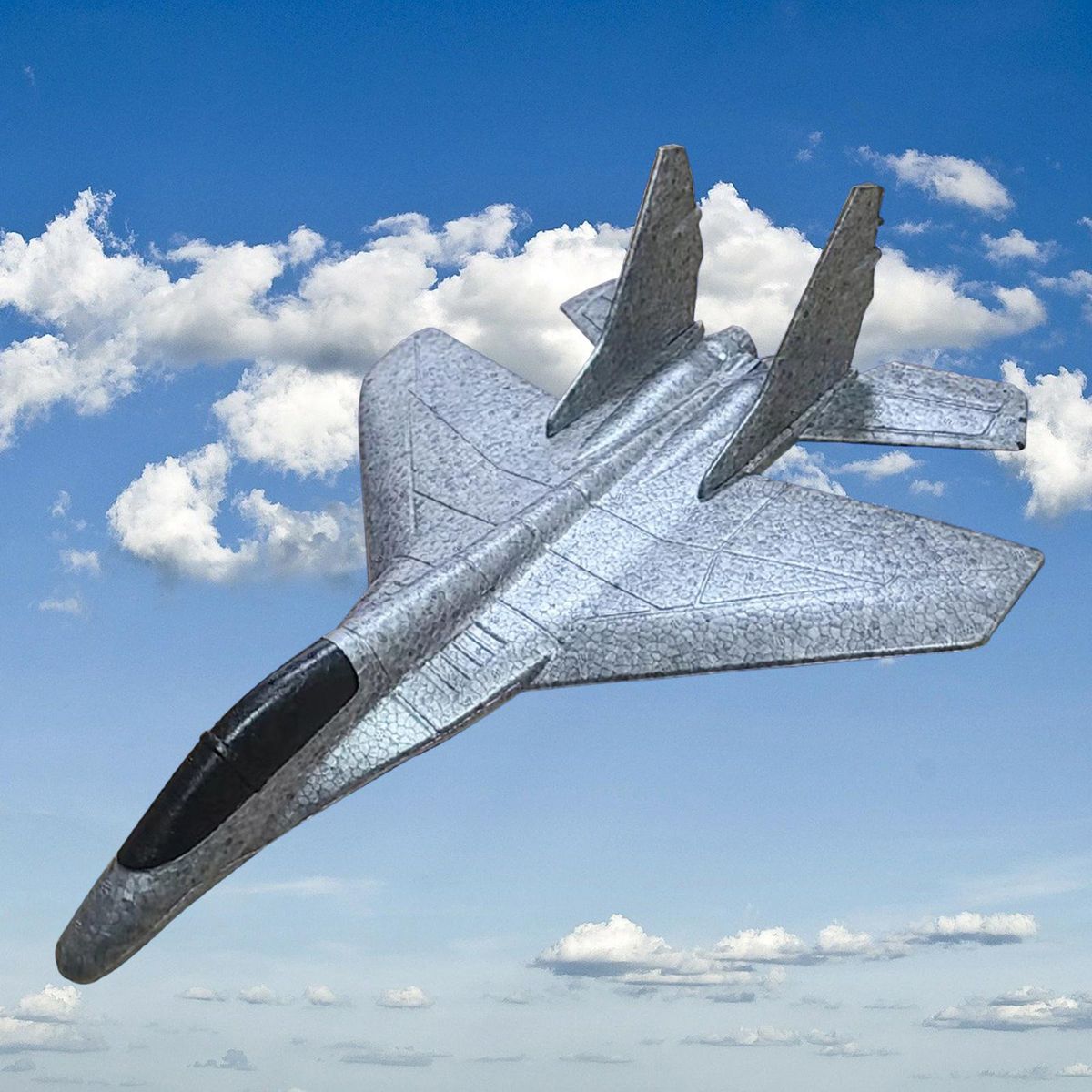 Foam Airplane Hand Throwing Kids Flying Game Toy For