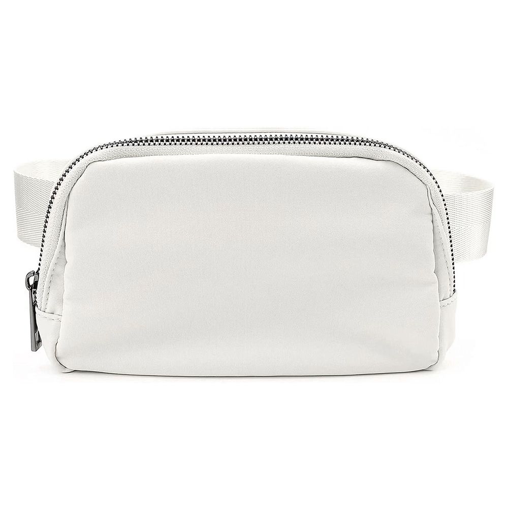 (White)Mini Belt Bag For Women Men, Fashion Waist Bag With Adjustable Strap, Small Fanny Pack  SBS