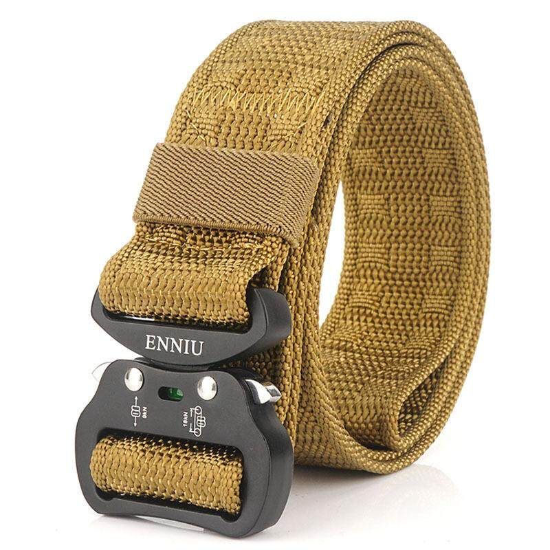 Belt Multifunctional Nylon Outdoor Training Pants Brown