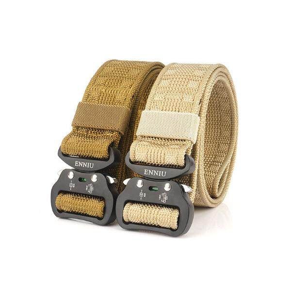Belt Multifunctional Nylon Outdoor Training Pants Brown