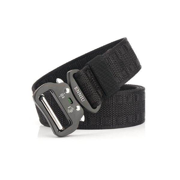 Belt Multifunctional Nylon Outdoor Training Pants Black
