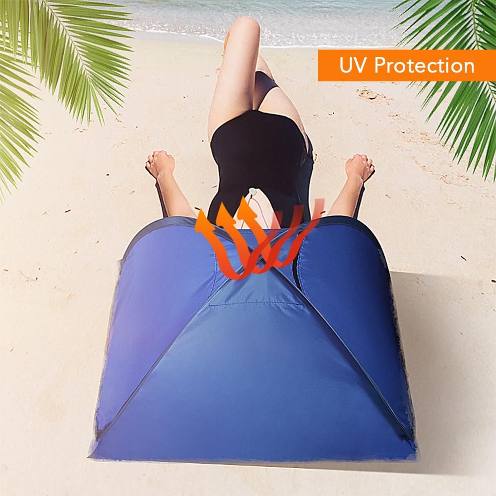 Mini Beach Sun Shade Canopy Instant Outdoor Beach Tent Shelter with Carry Bag