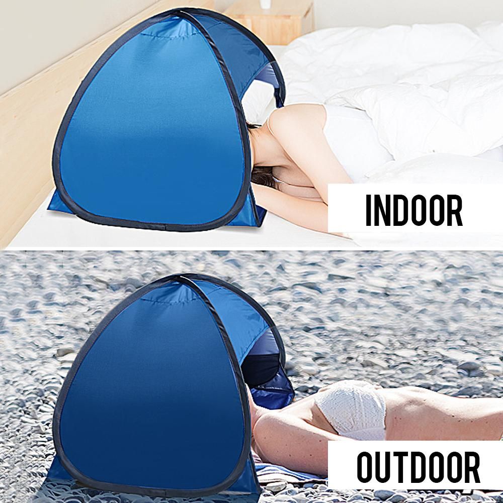 Mini Beach Sun Shade Canopy Instant Outdoor Beach Tent Shelter with Carry Bag