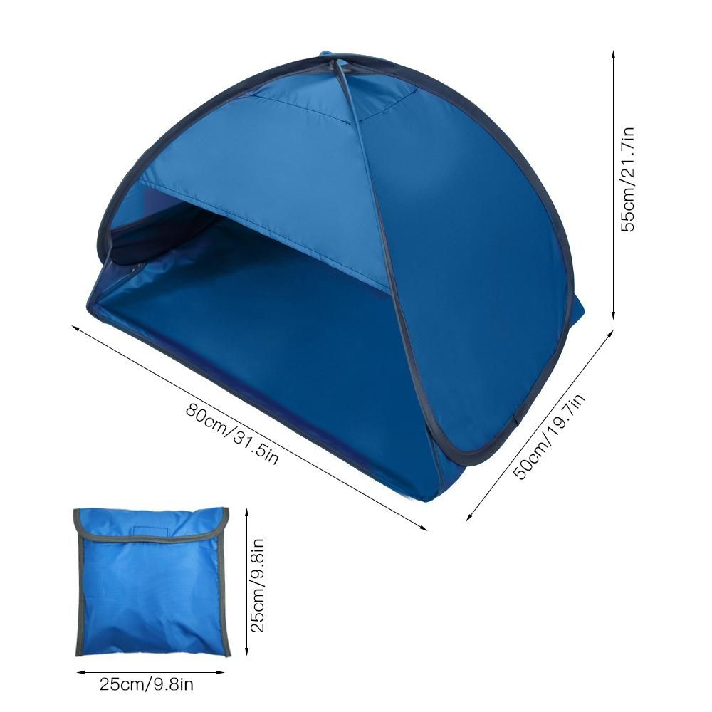 Mini Beach Sun Shade Canopy Instant Outdoor Beach Tent Shelter with Carry Bag