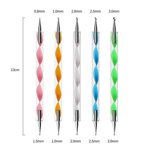 Nail Art Tools Kit UV Nail Painting Brush Set Dotting Pen