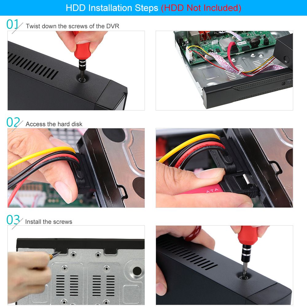 4CH 1080P DVR Recorder H.264+ CCTV 5-in-1