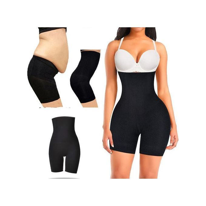 Ok Tommy Control Tight With 4 Steel Bones - Black