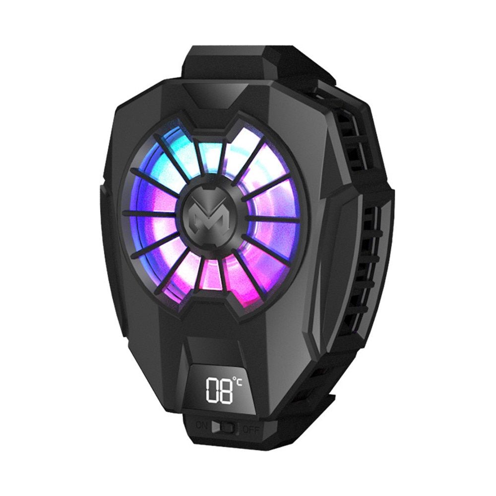 MEMO Mobile Phone Radiator Phone Cooling Fan Case Cold Wind Handle Fan DL05 Light And Convenient For Gaming Moible Phone