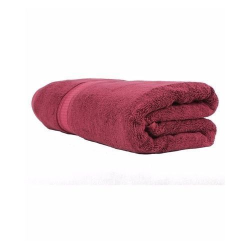 Lush Cotton Bath Towel (Large) - Wine