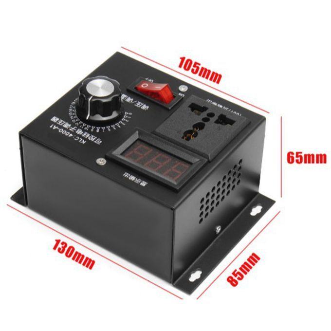 Variable Fan Speed Controller Speed Temperature Adjuatable Voltage