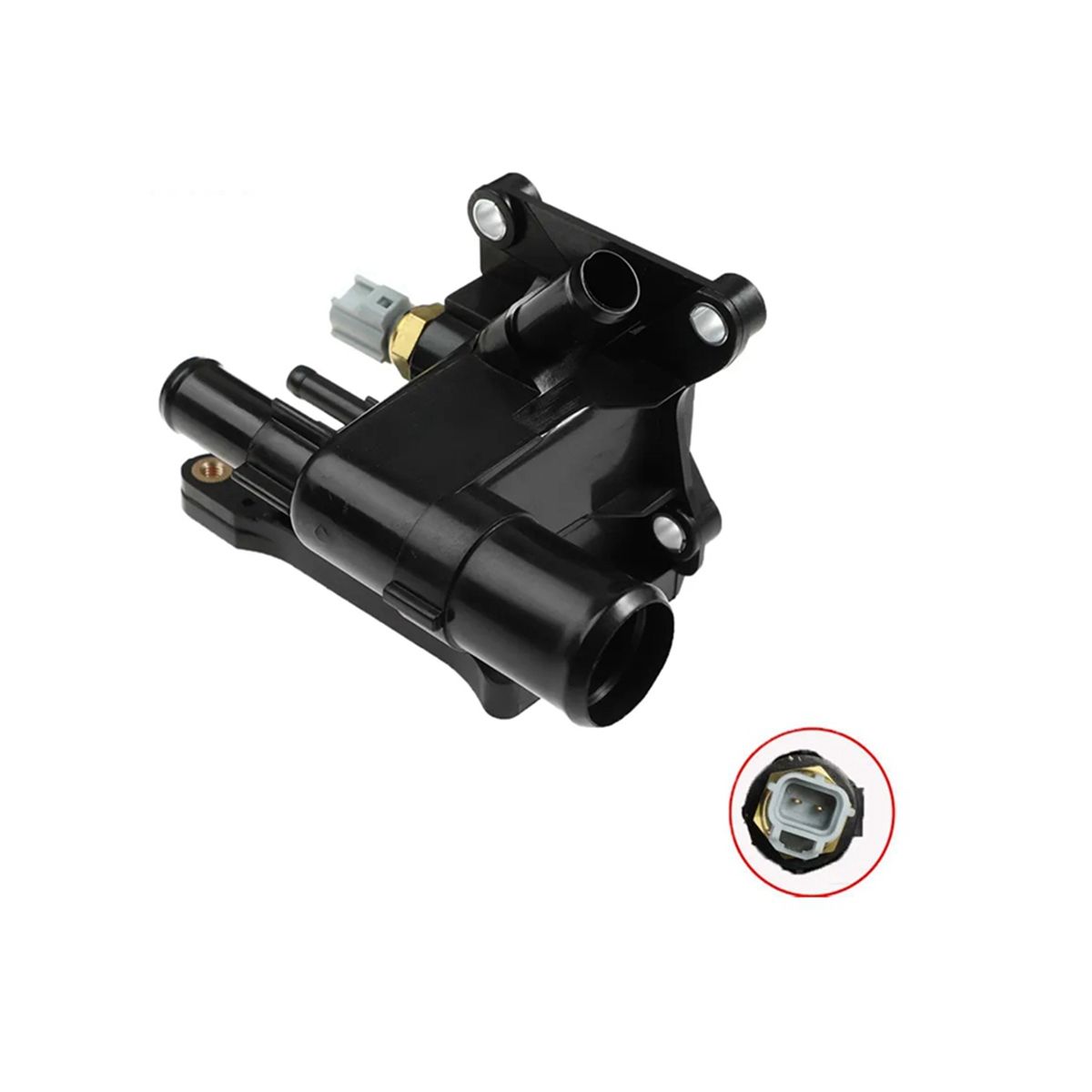 Engine Coolant System Water Outlet Cooling Thermostat Housing for 06-13 5 6 10-12 CX7 LF94-15-17Z LF941517Z