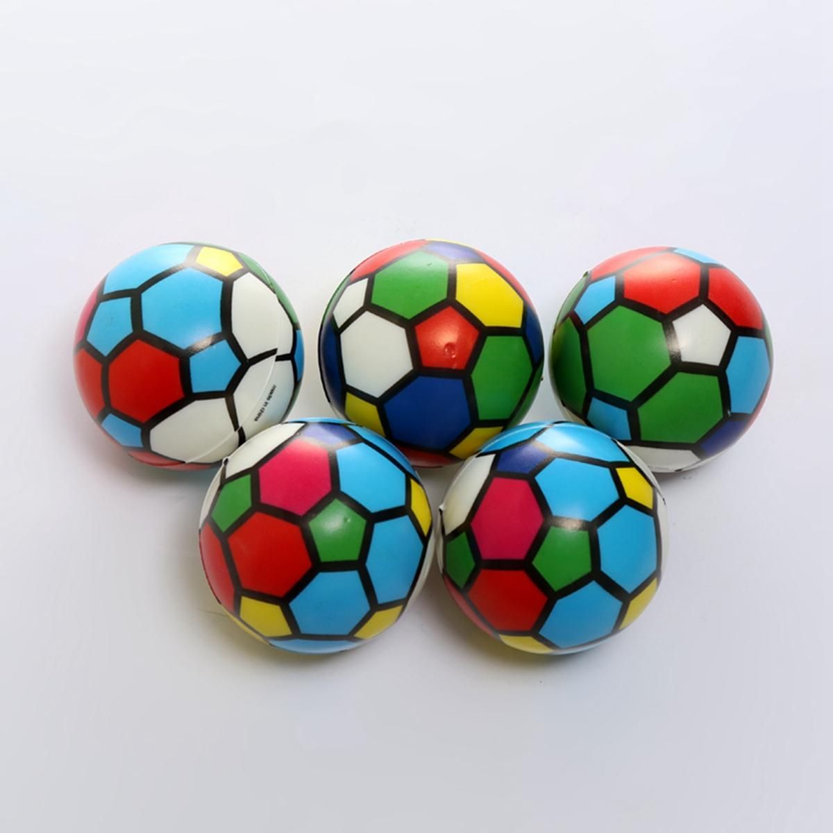 12Pcs Colorful Mini Football Exercise Soft Elasti