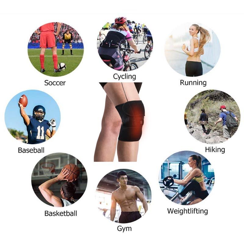 Arthritis Knee Support Infrared Heating Therapy Kneepad For