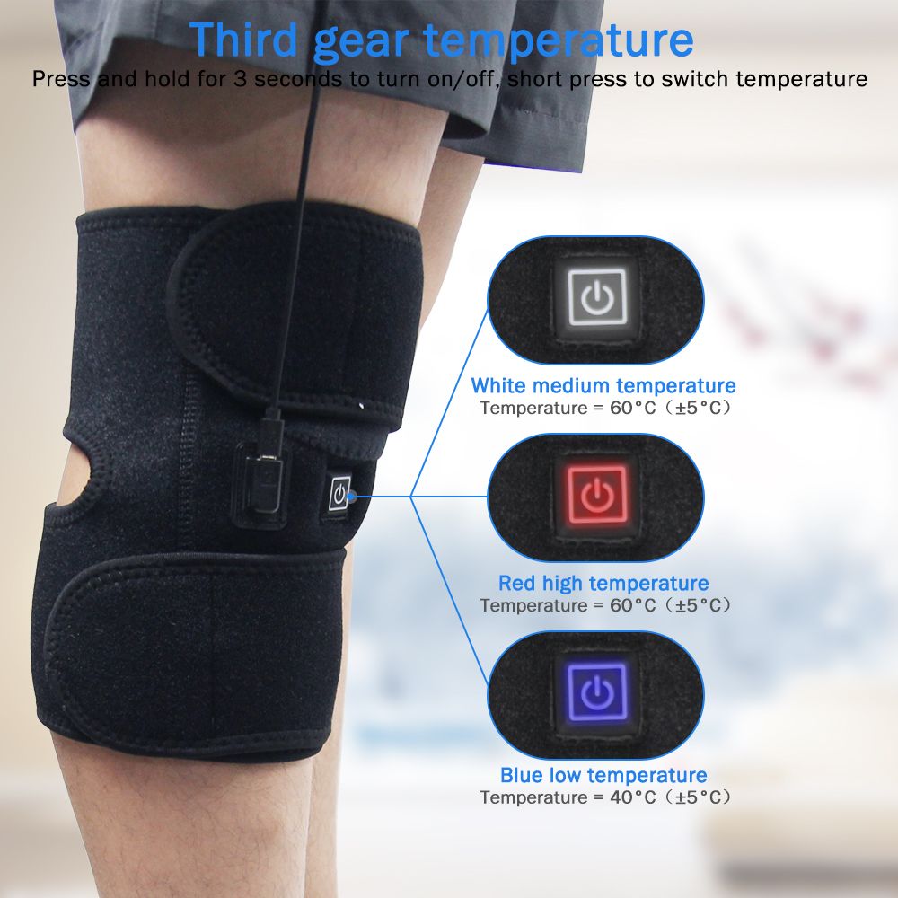 Arthritis Knee Support Infrared Heating Therapy Kneepad For