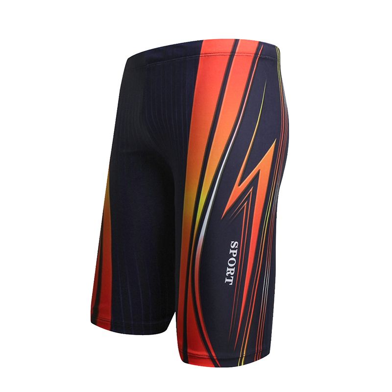Swimming Trunks Men Long Racing Swim Sport Shorts Classic Swimwear Beach Wear