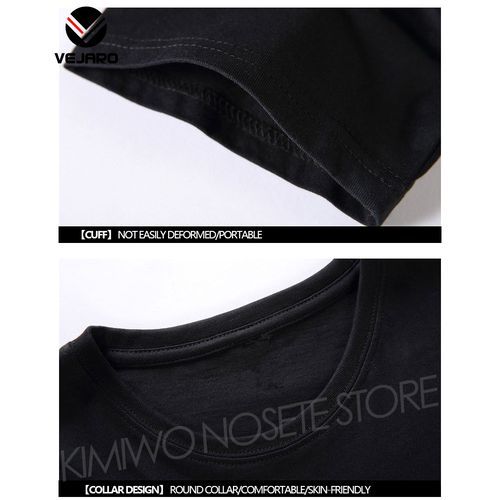 NT05 Men's Fashion Short Sleeve T Shirt-Black