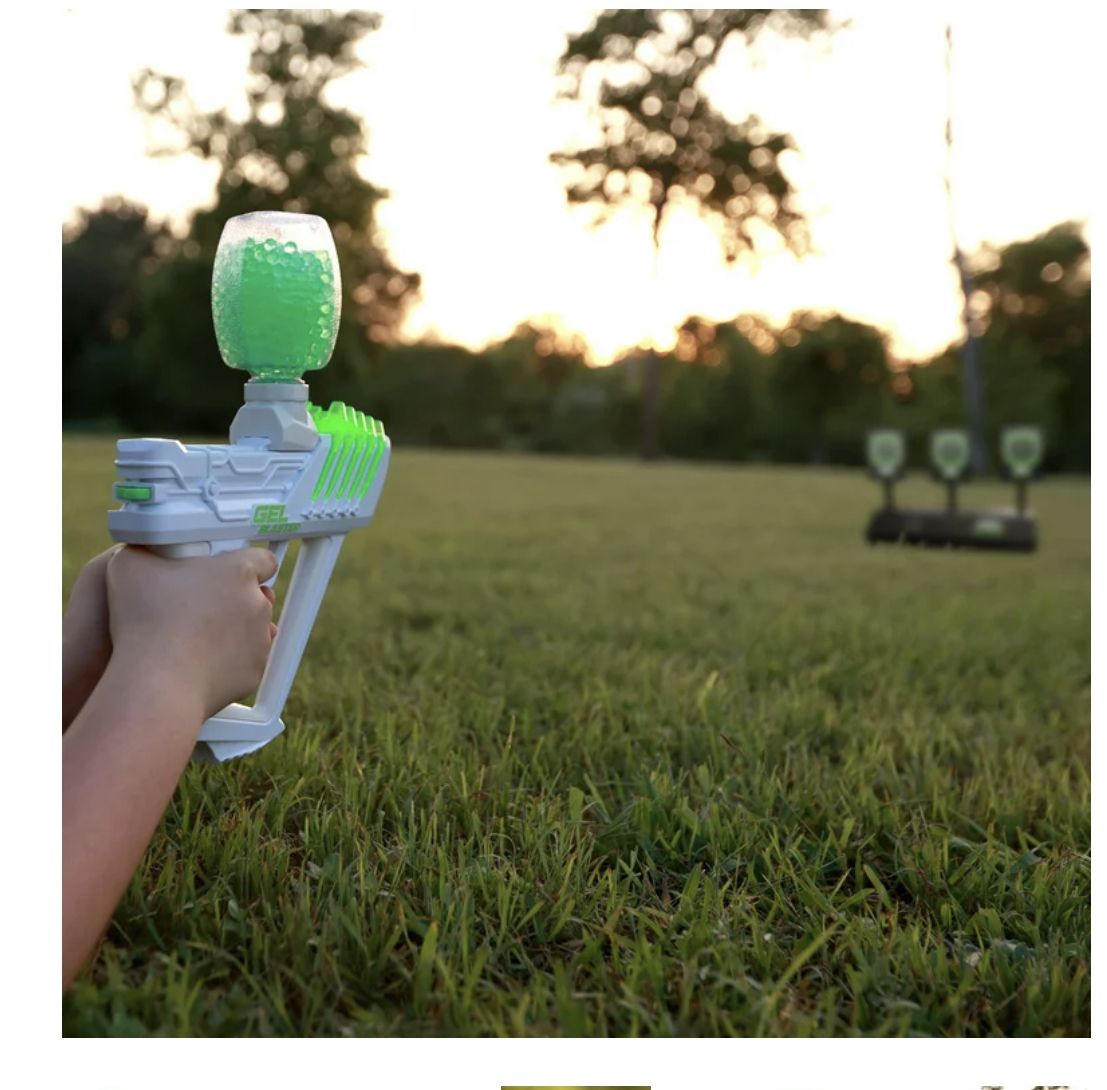 Gel Blaster SURGE, Electric Green, Water-Based Gellet Blaster With 10,000 Electric Green Gellet Pack