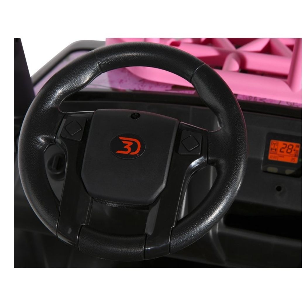24V Pink Realtree UTV