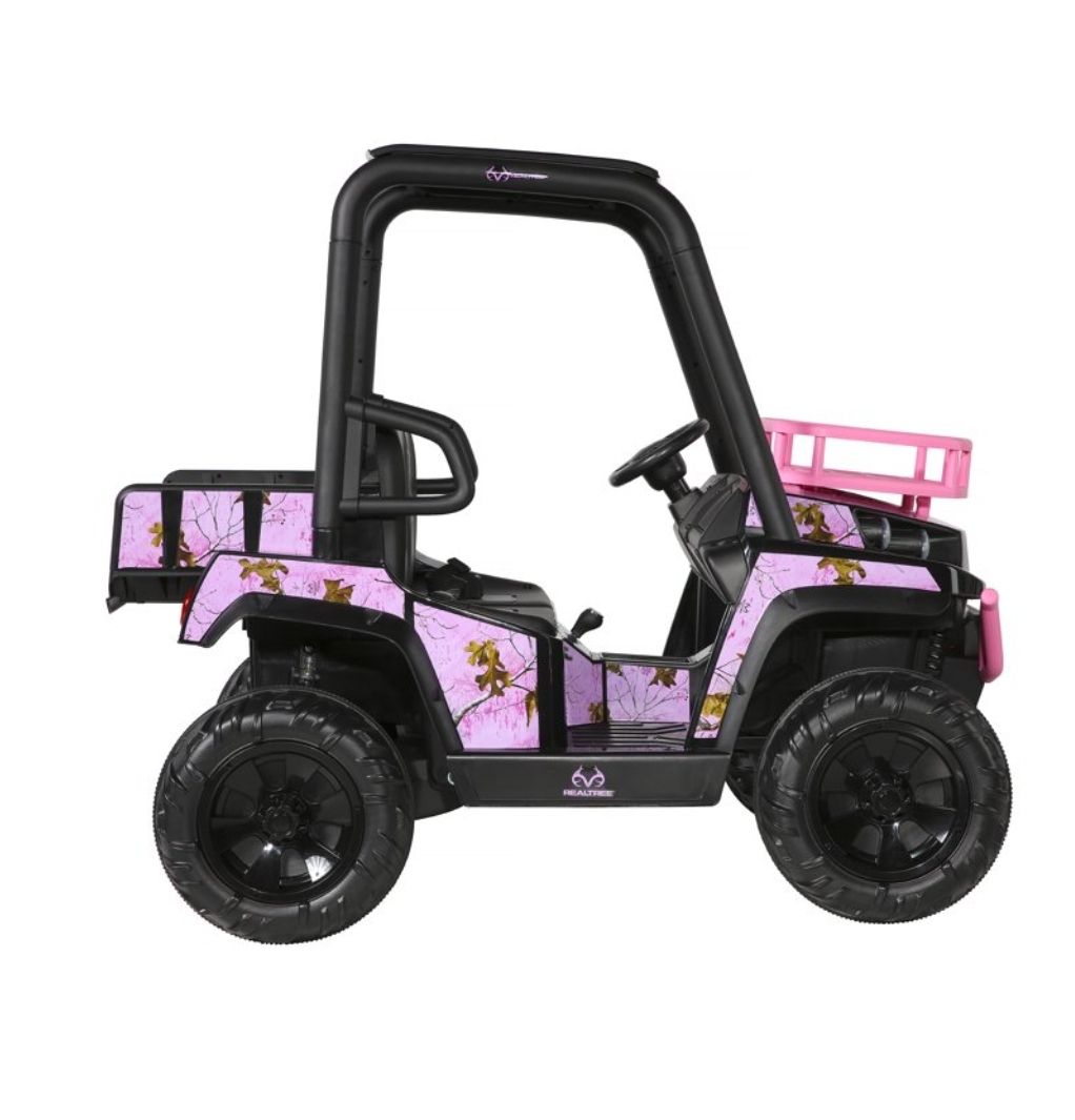 24V Pink Realtree UTV