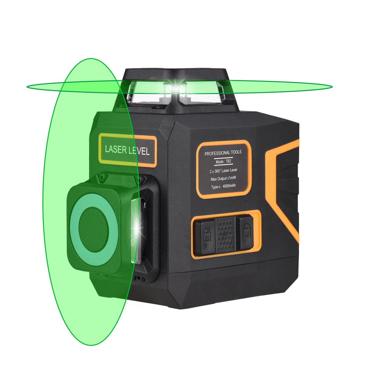 2D Cross Line Laser Level With Bracket 30M/ 98FT Self