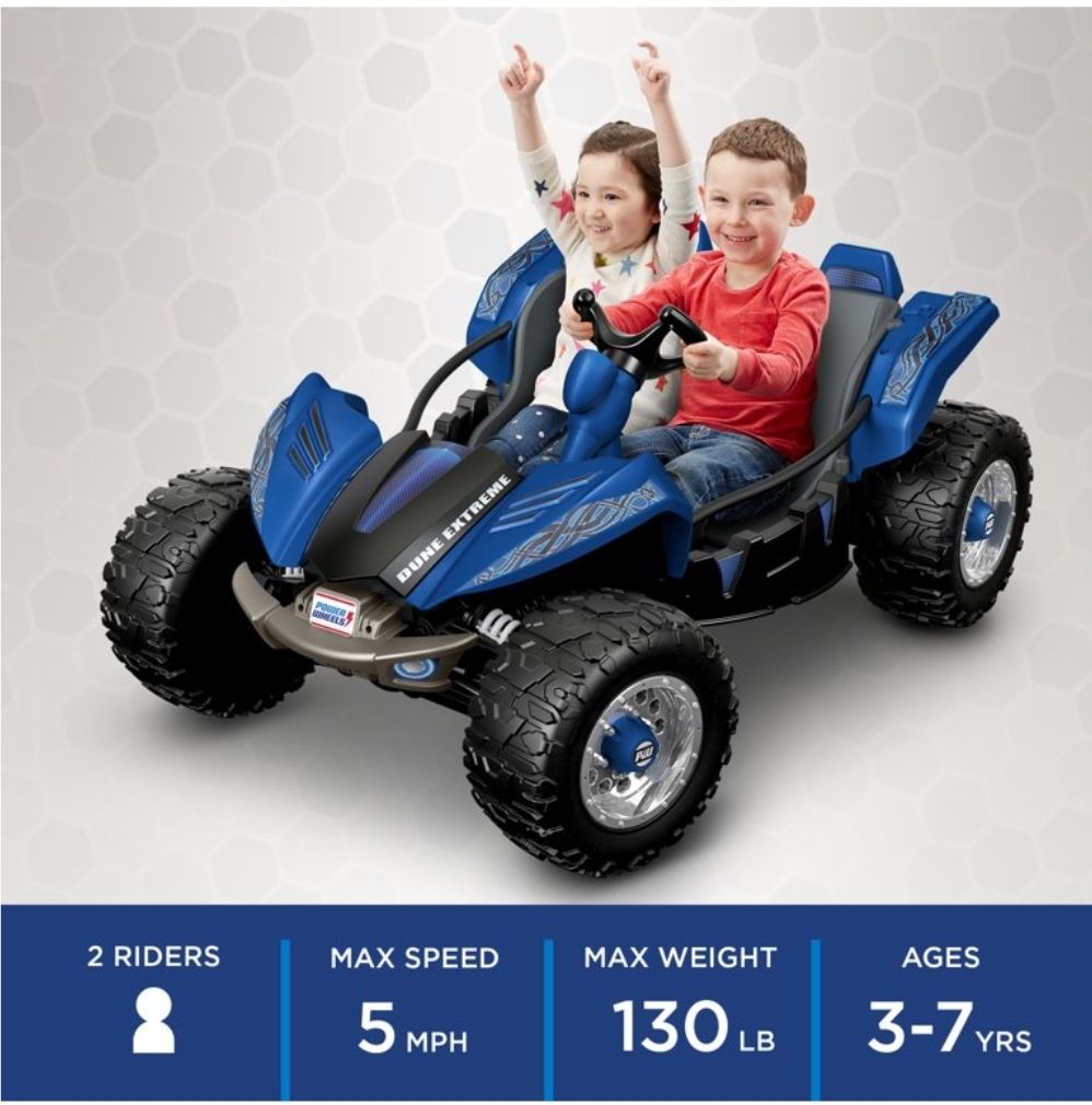 Power Wheels Dune Racer Extreme Blue Ride On Vehicle