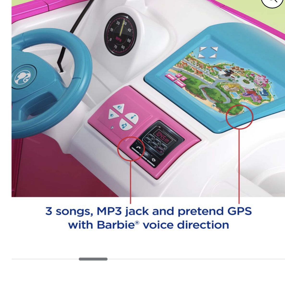 Power Wheels Barbie Dream Camper, Battery Powered Ride On Vehicle
