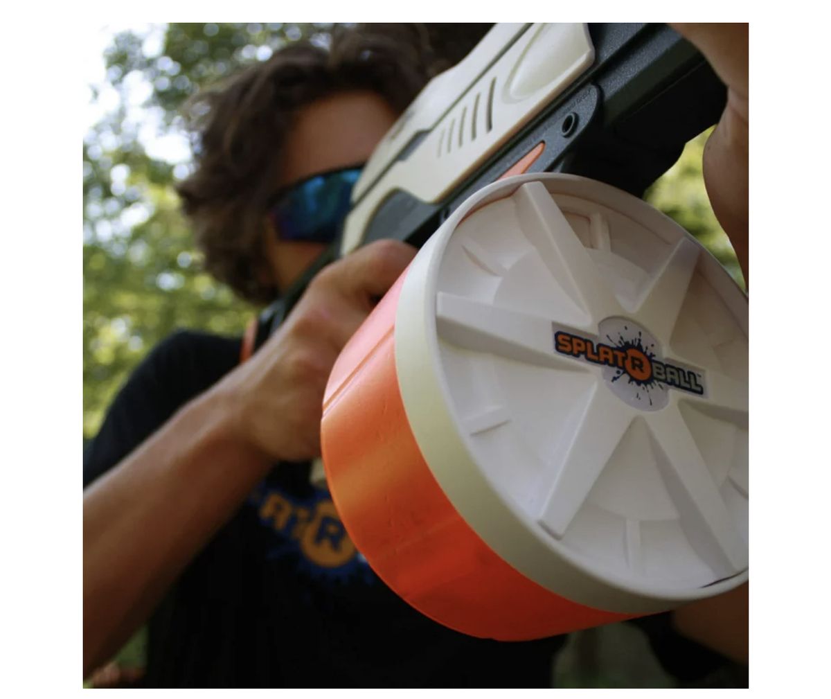 SPLATRBALL SRB1200 Full Auto Rechargeable Battery Powered Water Bead Gel Ball Blaster Kit