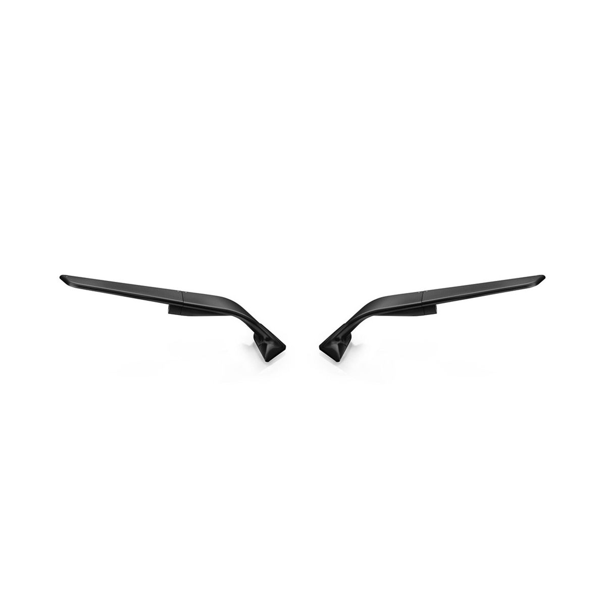 Motorcycle Side Rear View Adjustable Rotating Windwing for
