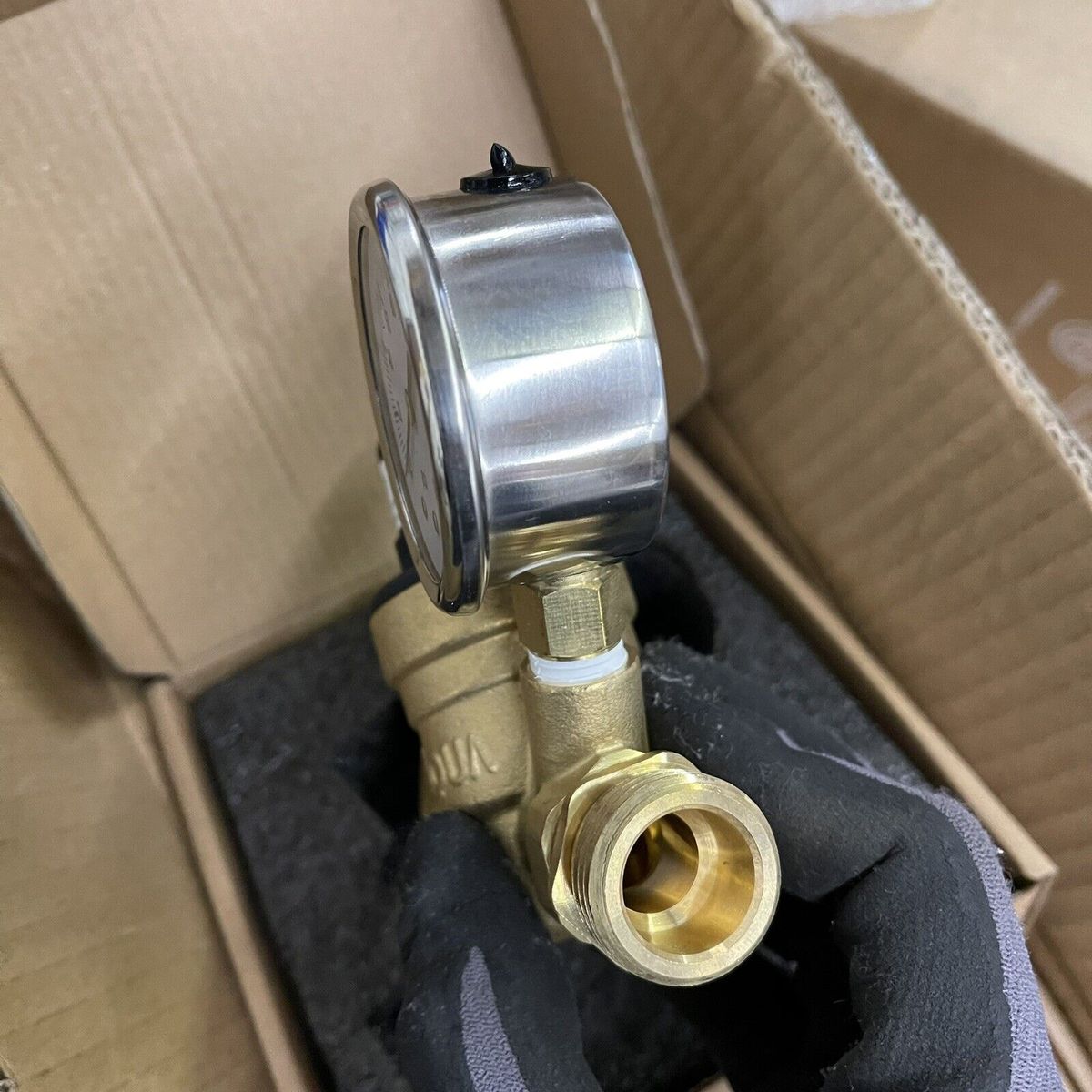 RV Water Pressure Regulator Brass Adjustable Pressure Relief