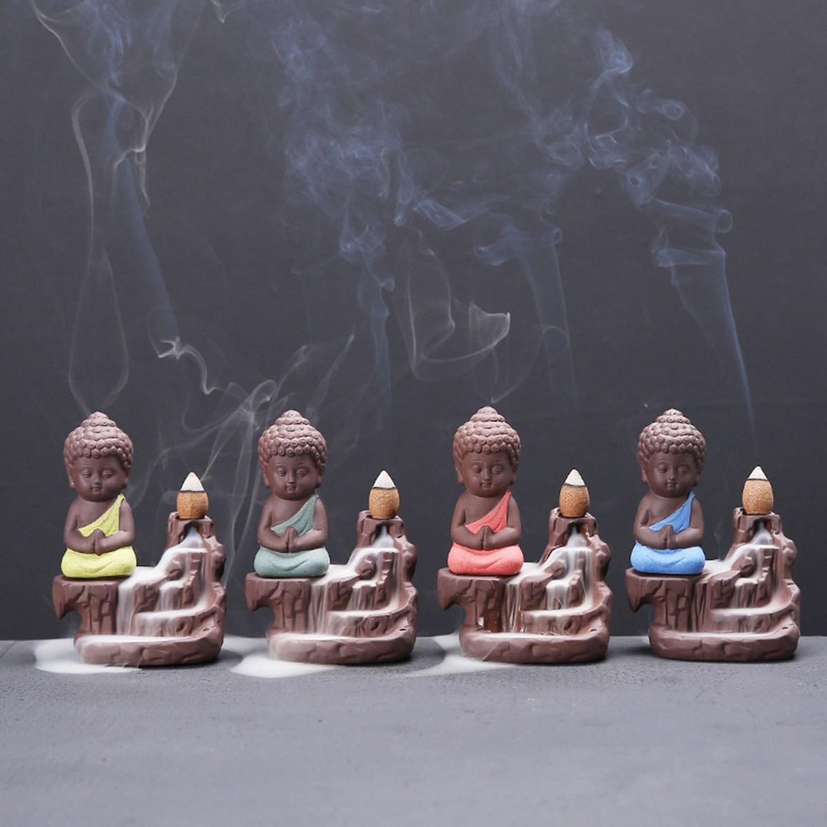 Incense Burner Backflow Creative Indoor Sandalwood Decoration B